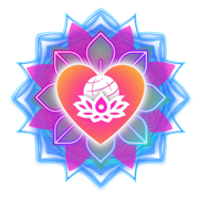 Earthdance Cape Town — heart, lotus and globe emblem