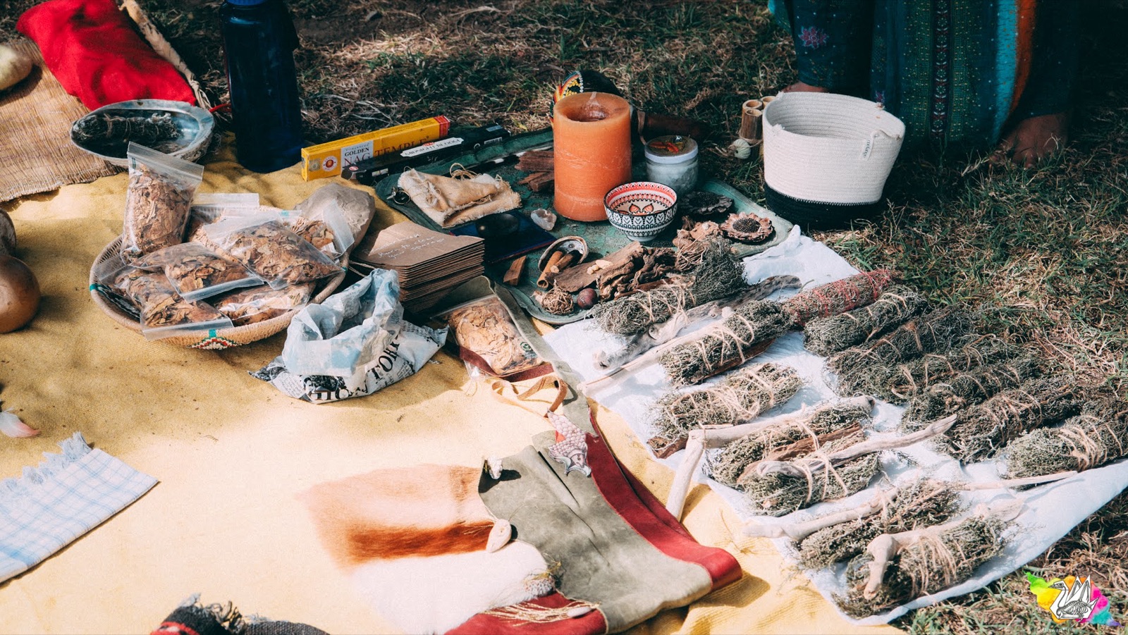 A market stall at Earthdance Cape Town 2025