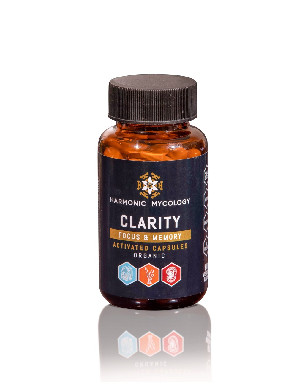 Harmonic Mycology Clarity activated capsules for focus and memory